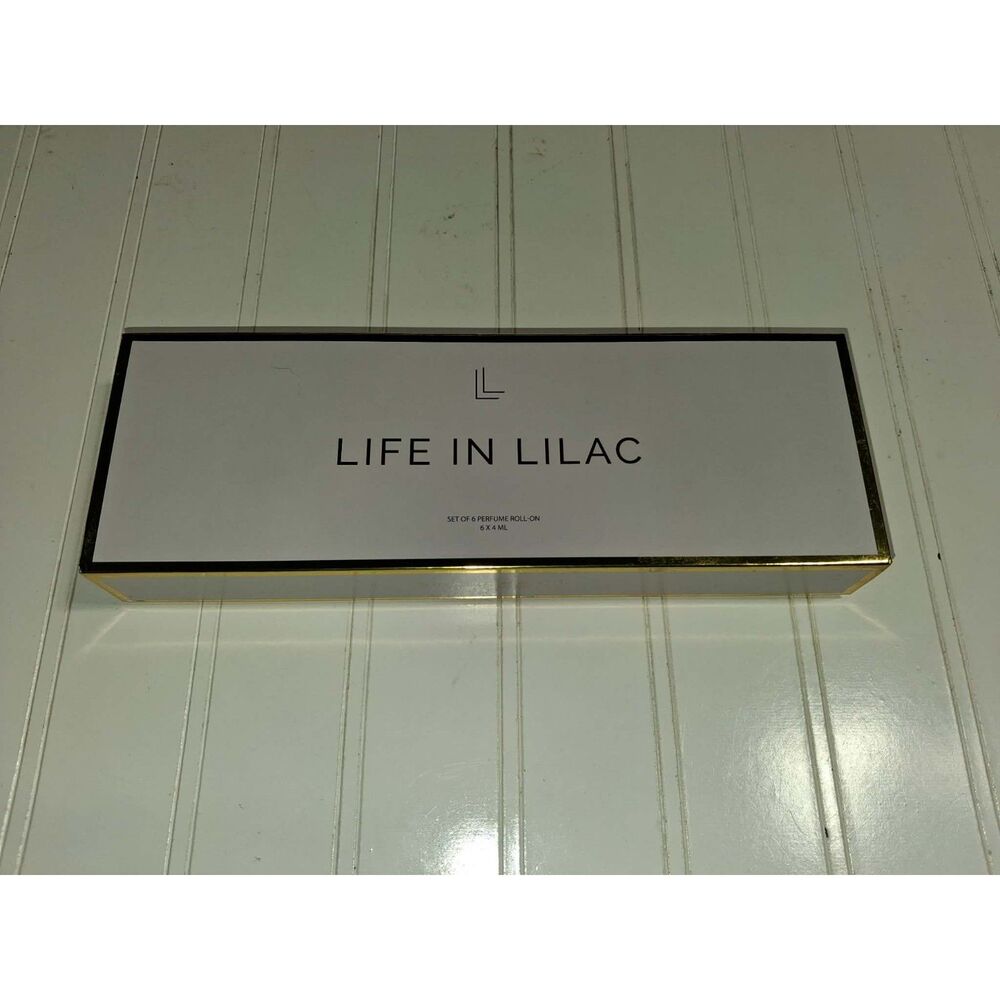 Life in Lilac Perfume Roll-On Gift Set 6 Scents 4ml Each New in Box